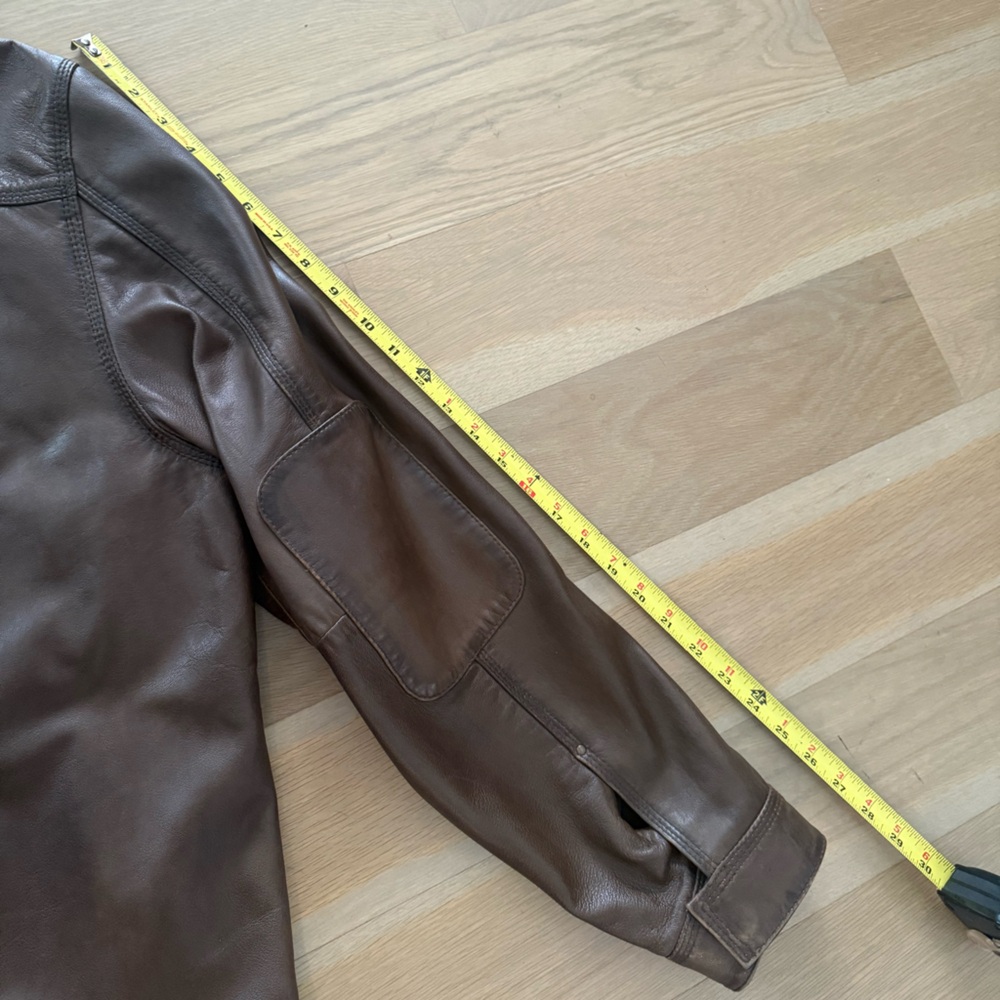Men’s leather jacket - Picture 4 of 5
